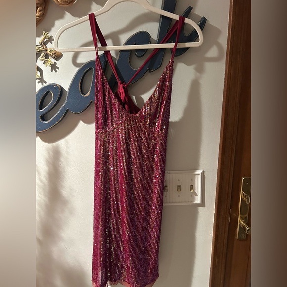 Free People Gold Rush
Mini Dress. Size M - Picture 4 of 5